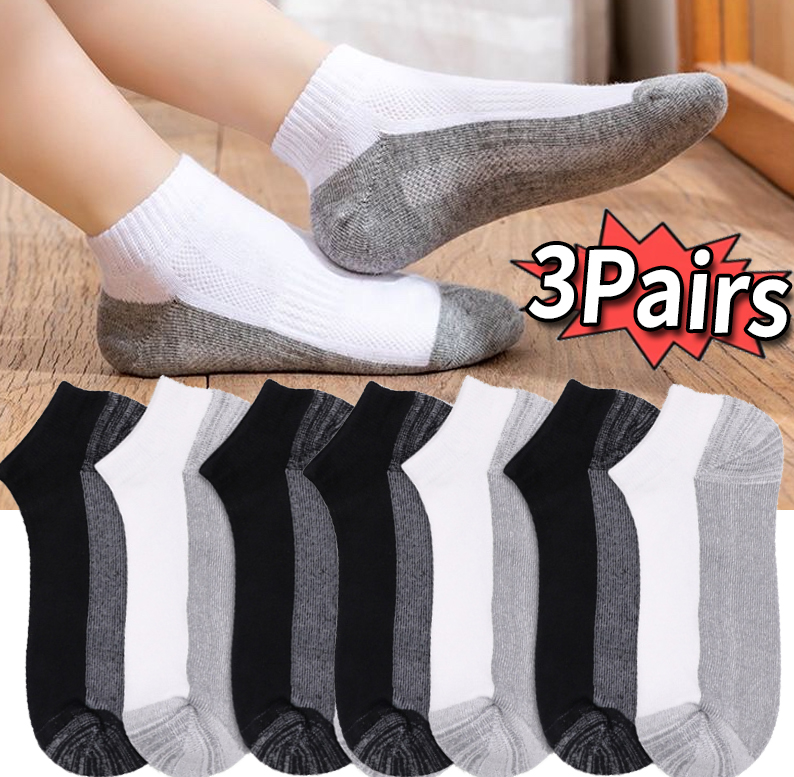 Ankle Sock Low Cut - Chaussettes d'été fines pour hommes, respirantes,
