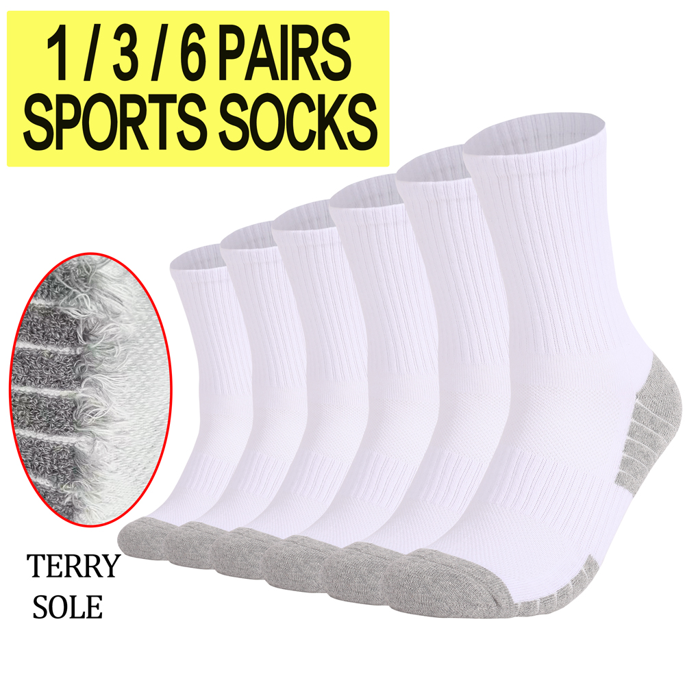 Athletic Sock Cushion - 1/3/6 paires de chaussettes de randonnée