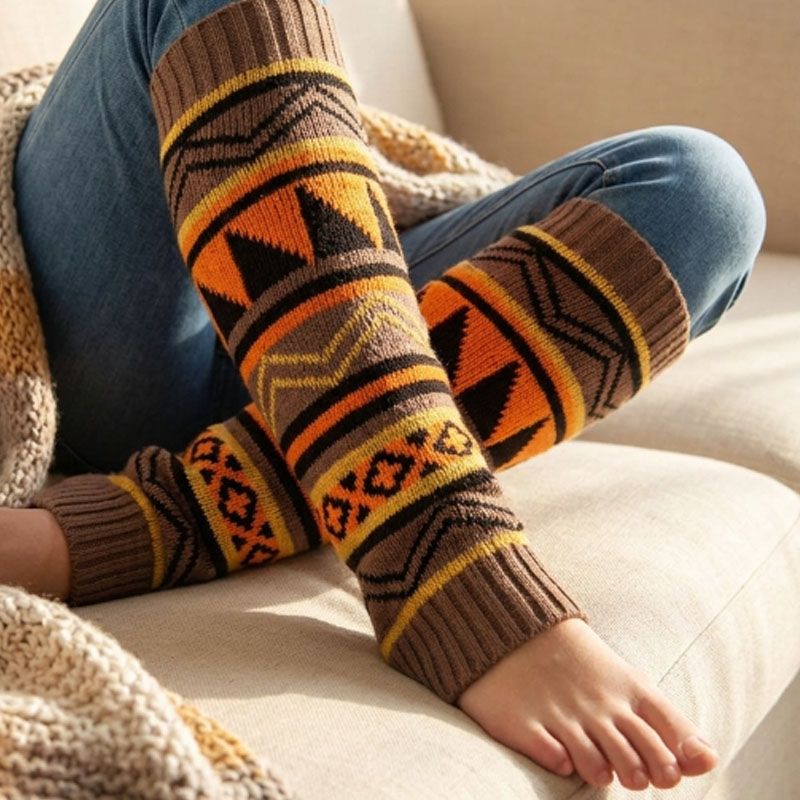 1 à 4 paires de guêtres mi-mol - Boot Sock Slouchy avis et prix
