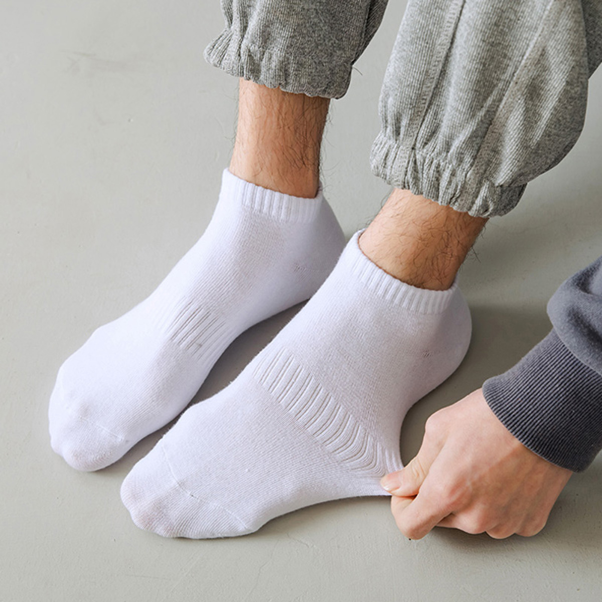 1/5 paires unisexe blanc et no - Ankle Sock Low Cut avis et prix
