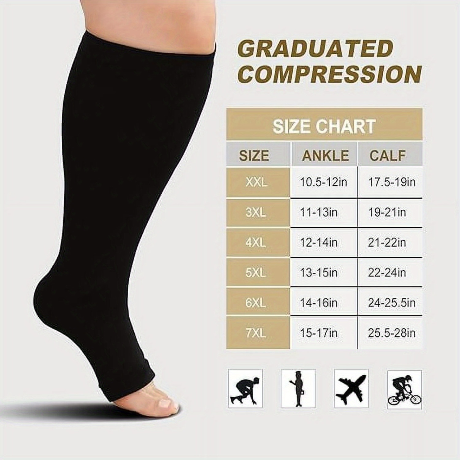1 paire de chaussettes de Comp - Compression Sock Medical avis et prix
