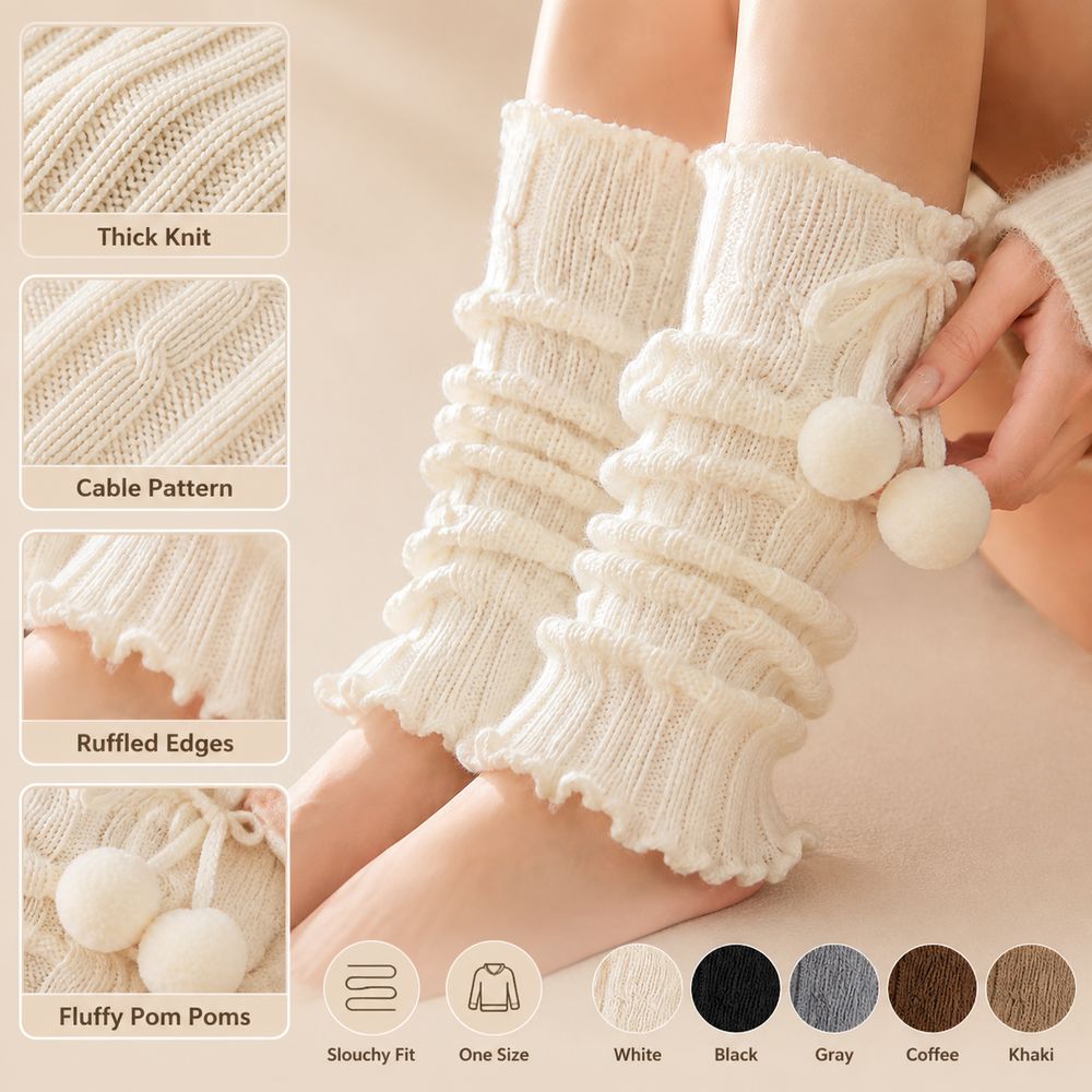 Guêtres en tricot à bords vola - Boot Sock Slouchy avis et prix